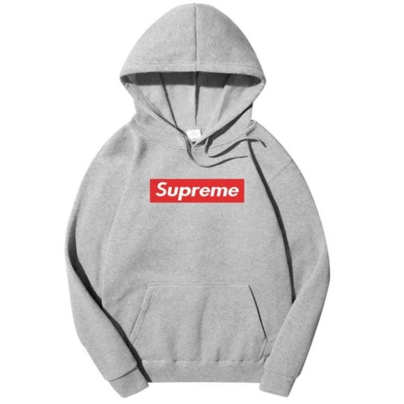 Supreme Box Logo Hoodie woman Medium Heather Gray Long Sleeve Pullover ⭐️⭐️ - Picture 12 of 16